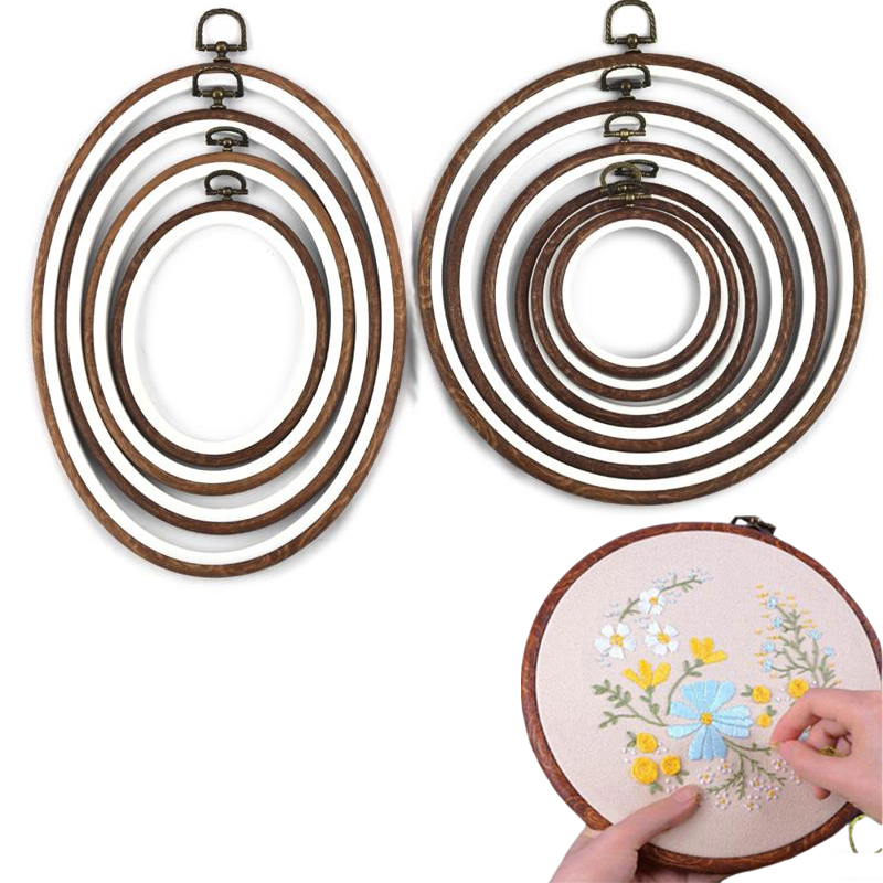 Embroidery Artwork - 10PCS Sewing Tool Round Oval Imitation
