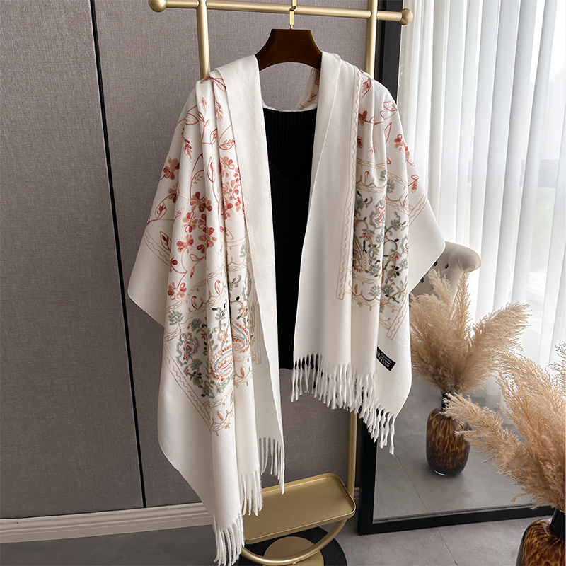 Embroidery Ideas - New Luxury Design Winter Embroidery Cashmere