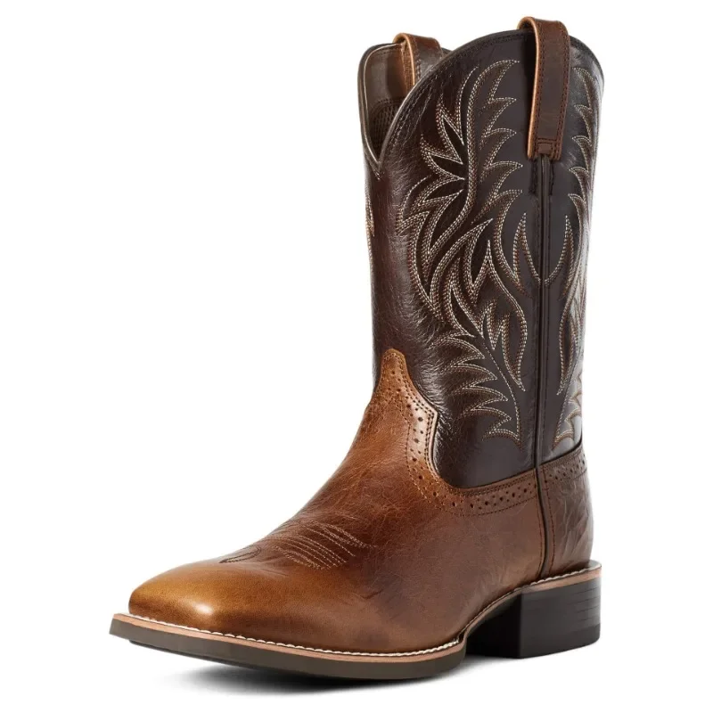 Embroidery Thread - Men High Boots Embroidery Retro Handmade