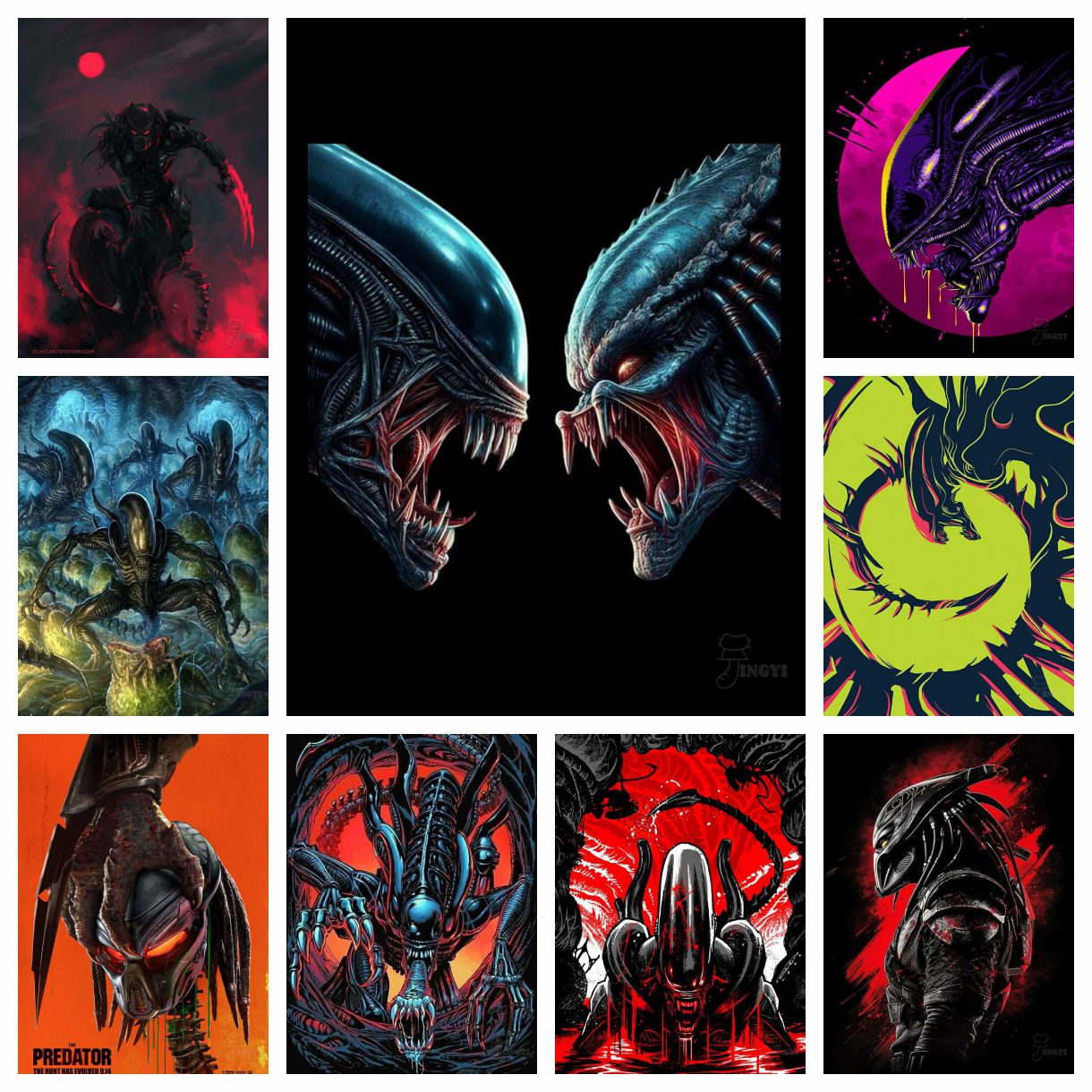 Embroidery Vs Stitching - 2025 New Alien vs Predator Character