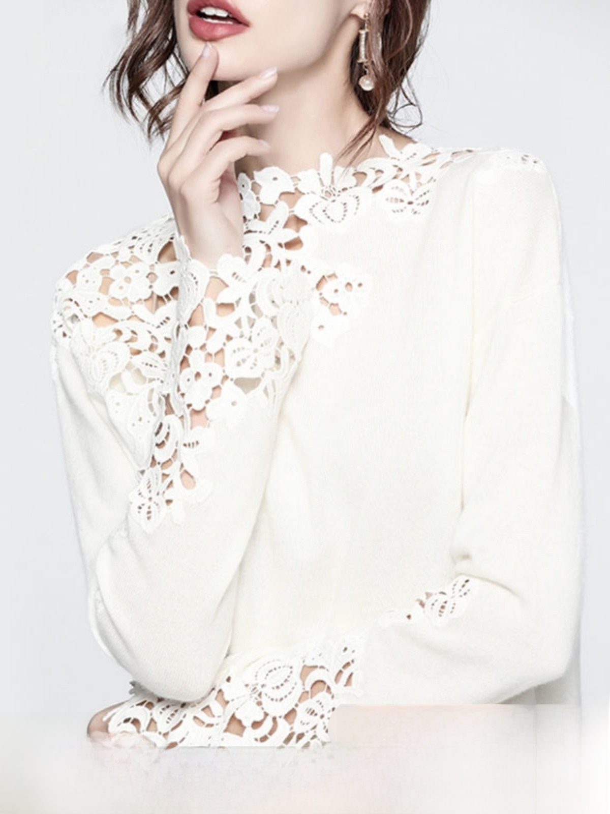 Embroidery Online Designs - Faionable Heavy Embroidery Lace Hollow out