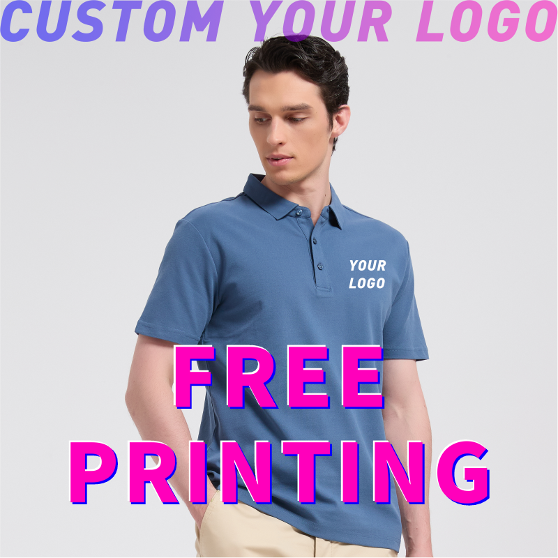 NEW Custom polo shirt free pri - Embroidery Cotton Shirt avis et prix