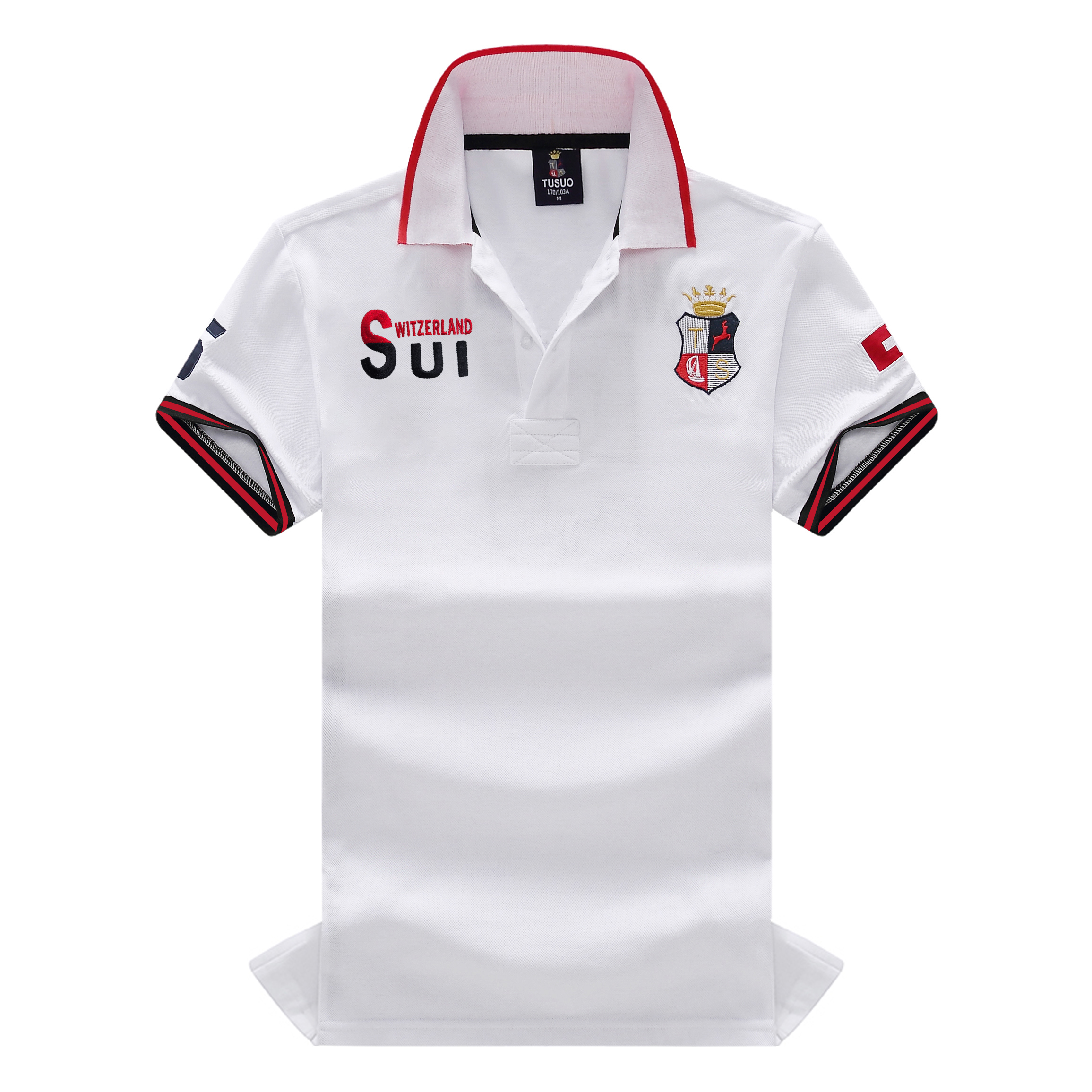 Men's Polo Shirt Classic Switz - Embroidery Cotton Shirt avis et prix