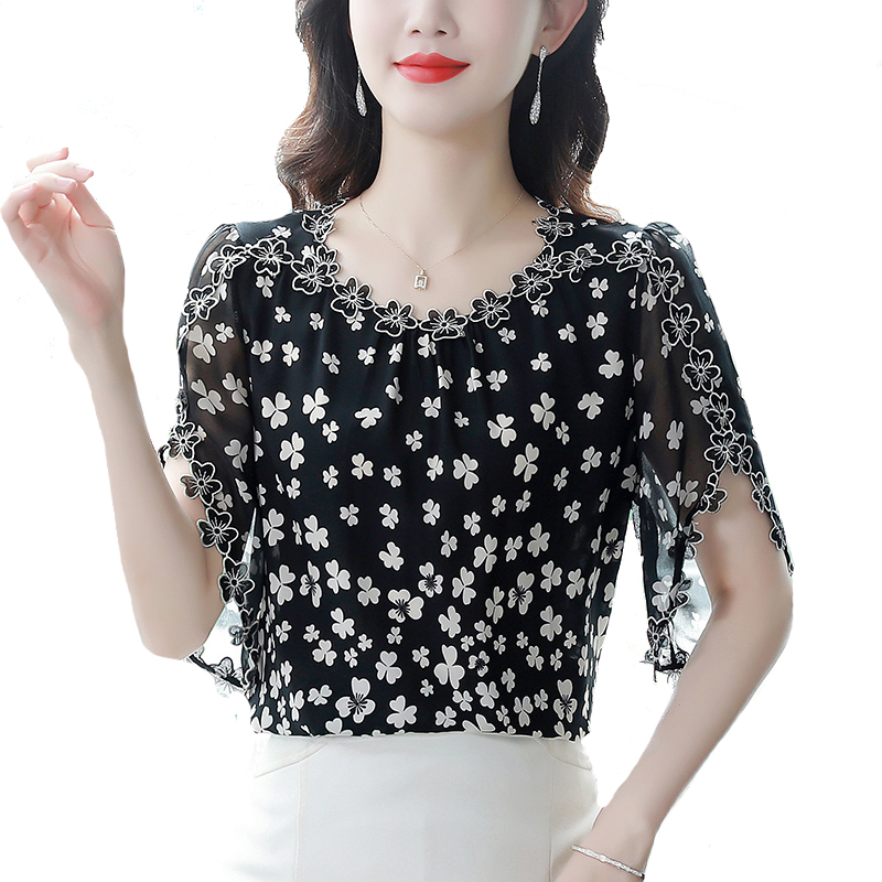 M-4XL Flying Sleeve Embroidere - Embroidery On Shirt avis et prix