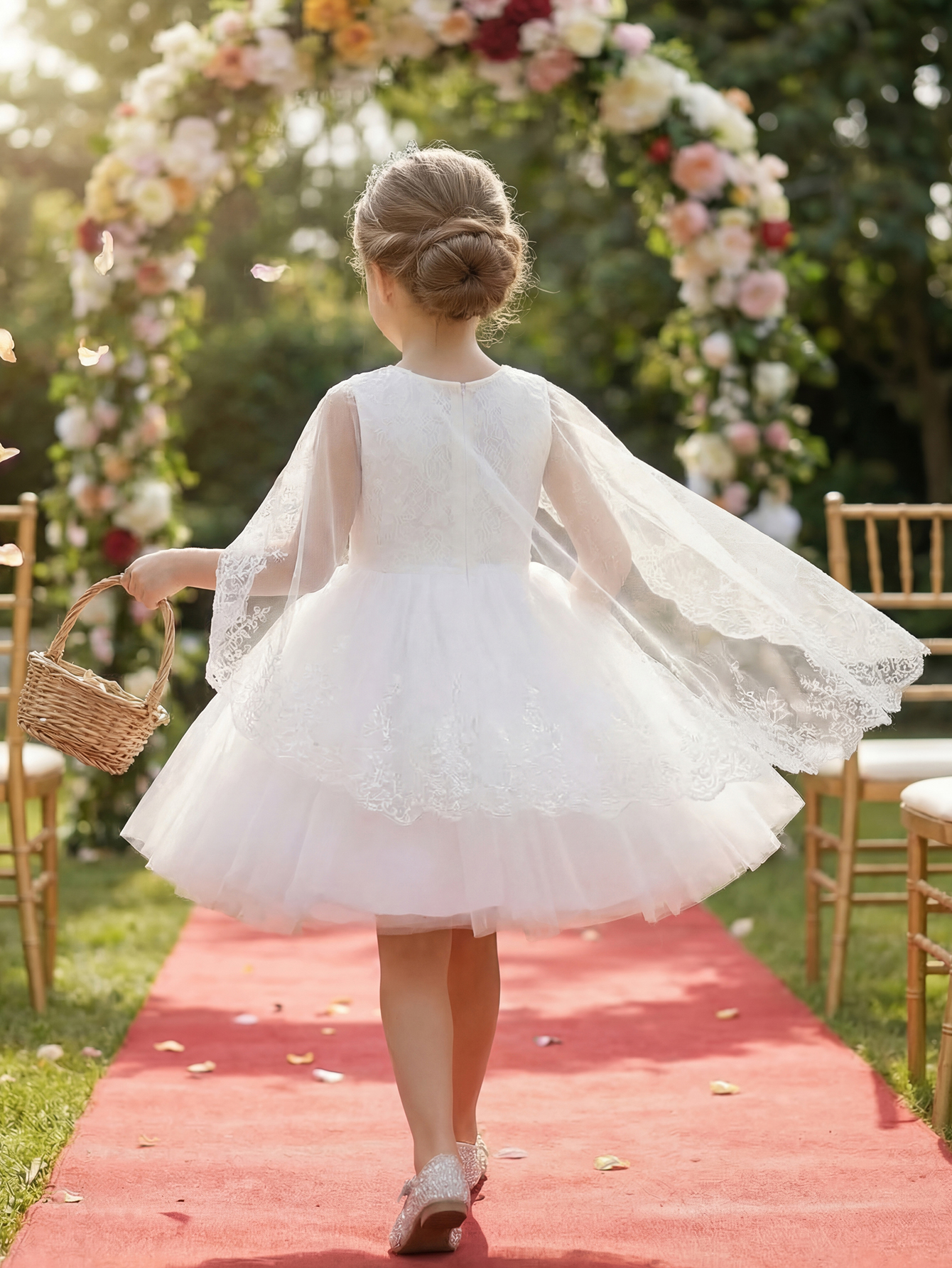 White Formal Wedding Gown for  - Embroidery White Dress avis et prix