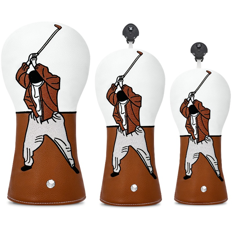 1pc High-Quality Golf Head Cov - Embroidery White avis et prix