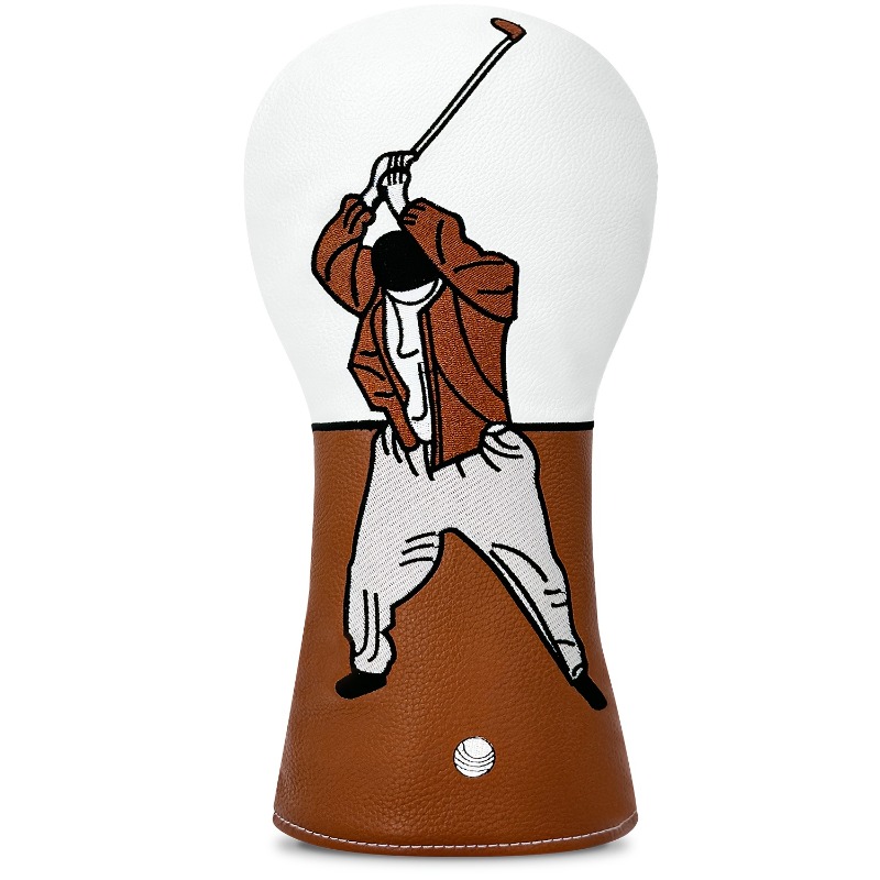 1pc High-Quality Golf Head Cov - Embroidery White avis et prix