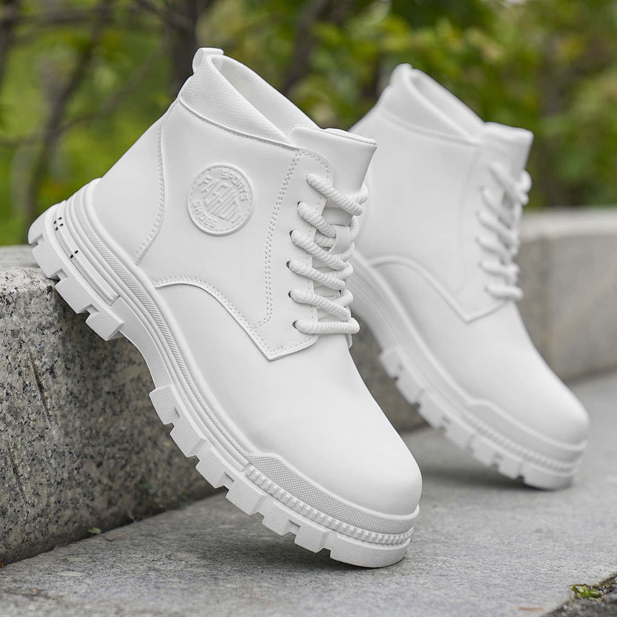 Men's Fashionable All-Season W - Embroidery White avis et prix