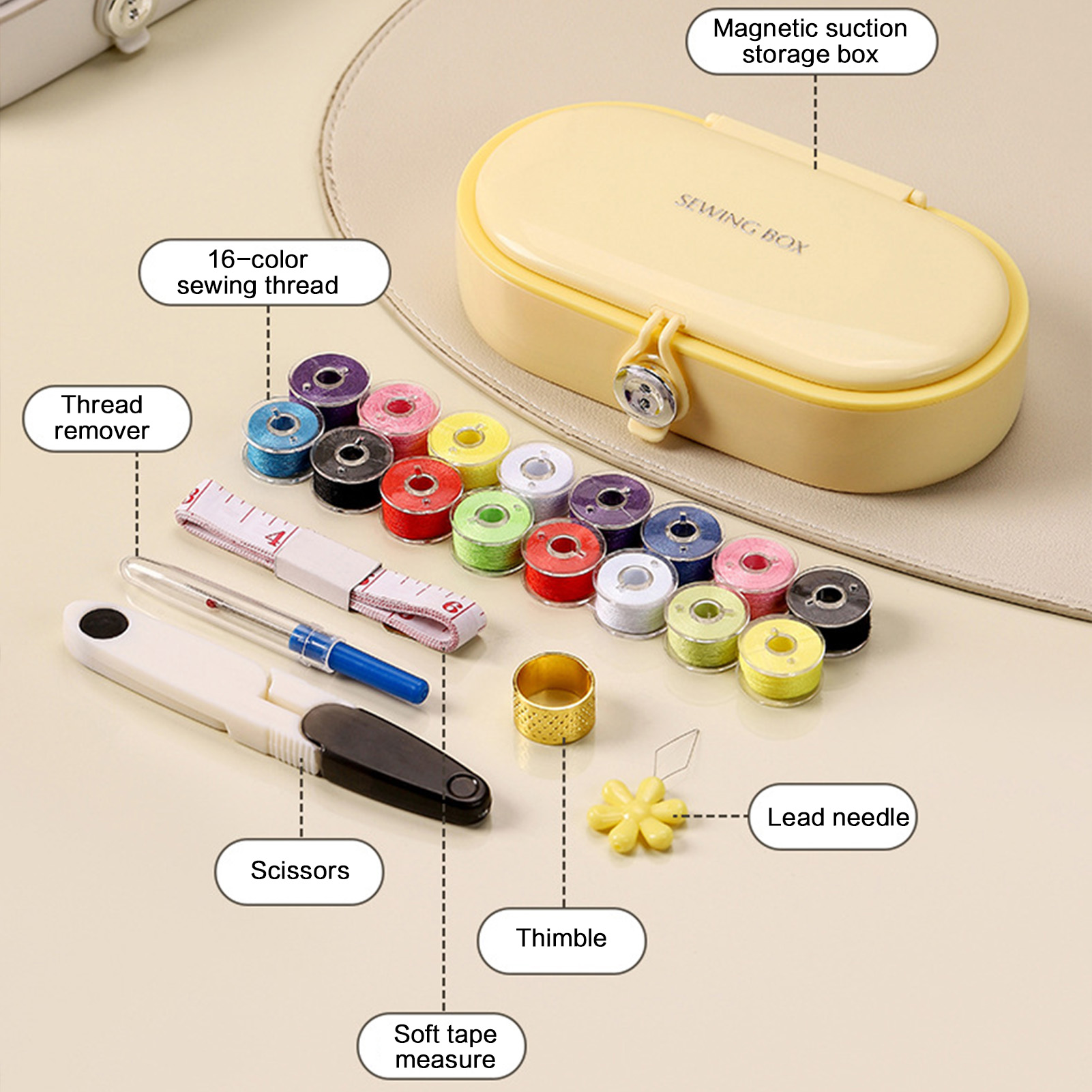 Magnetic Sewing Kit Portable N - Needle Minder Magnet avis et prix