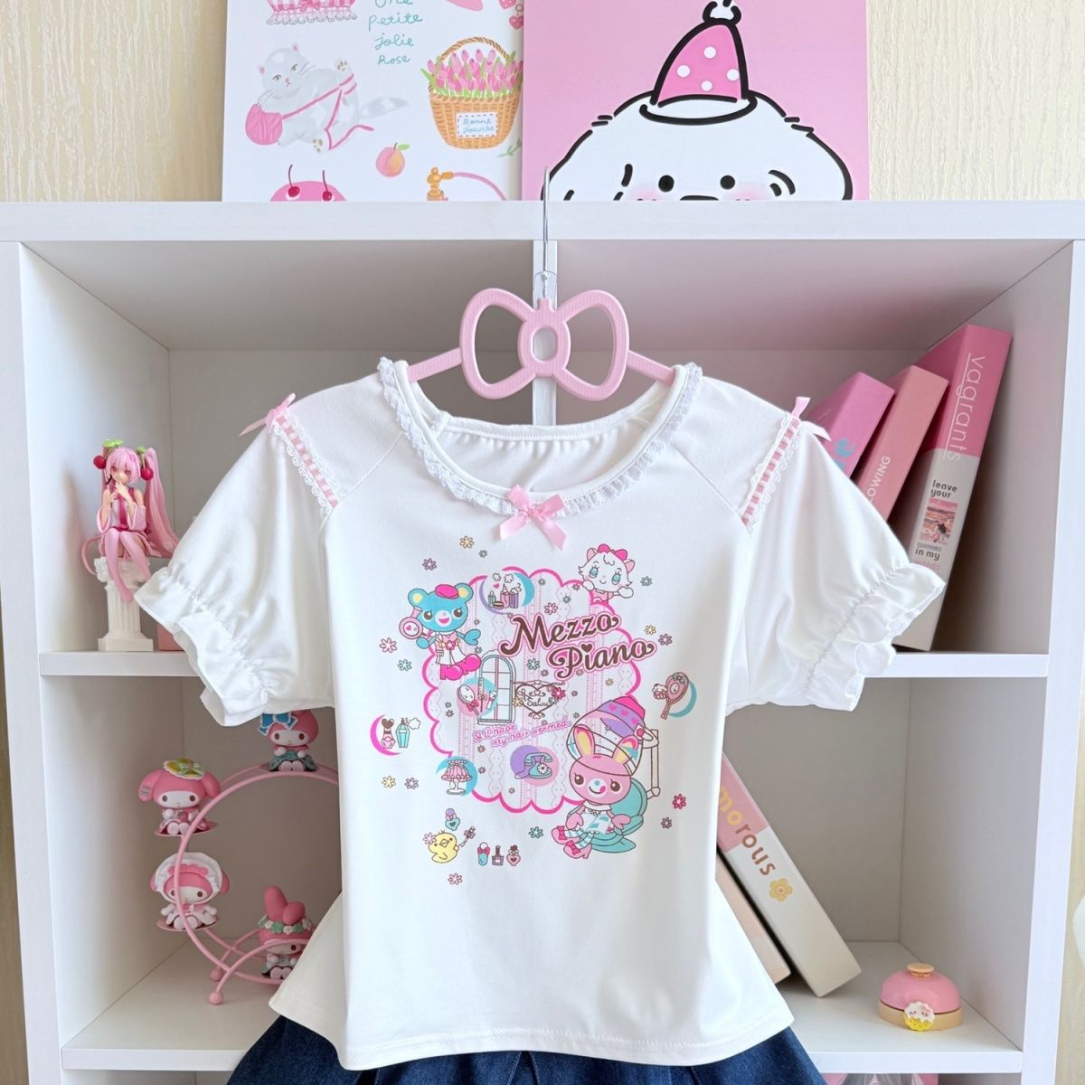 Japanese Sweet Skirt Sets Summ - Embroidery Cotton Shirt avis et prix
