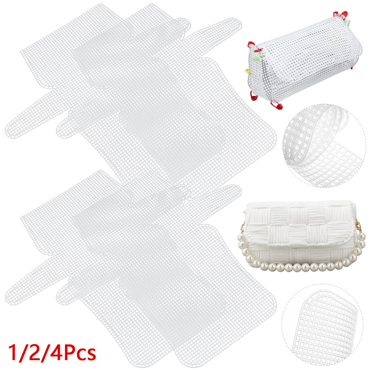1-4Pcs Plastic Mesh Canvas She - Embroidery Underlay avis et prix
