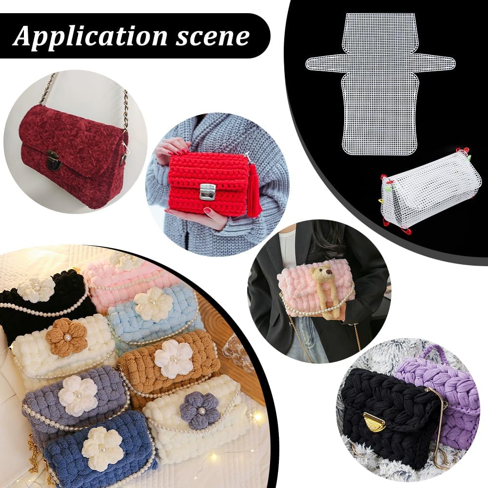 1-4Pcs Plastic Mesh Canvas She - Embroidery Underlay avis et prix