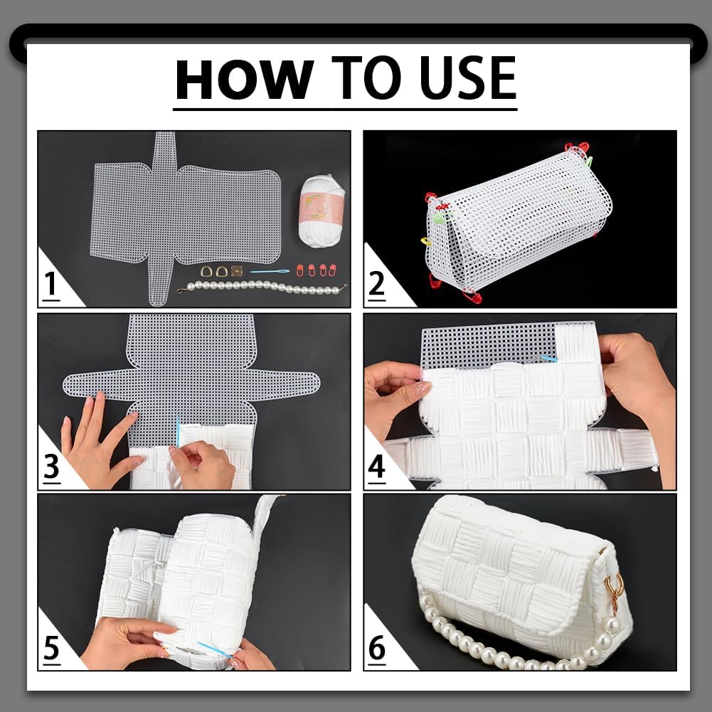 1-4Pcs Plastic Mesh Canvas She - Embroidery Underlay avis et prix