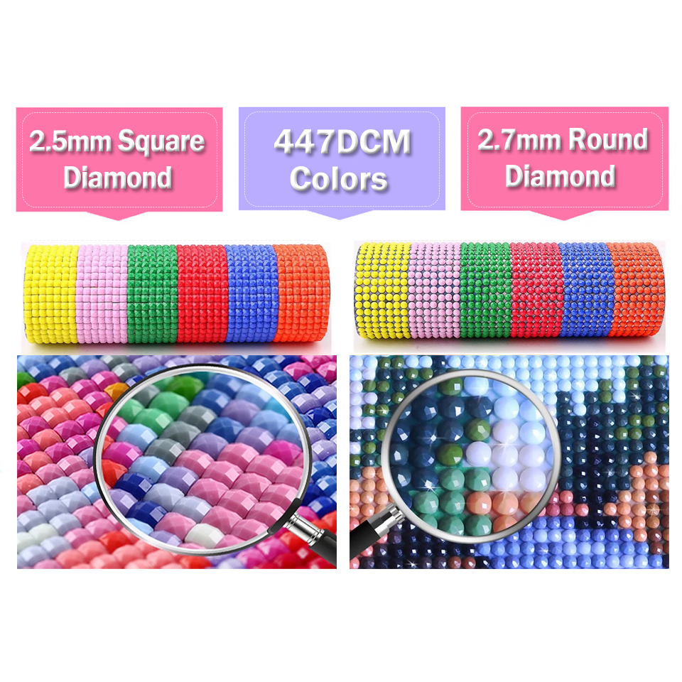 Frameless,5D DIY Diamond Paint - Embroidery Fish avis et prix