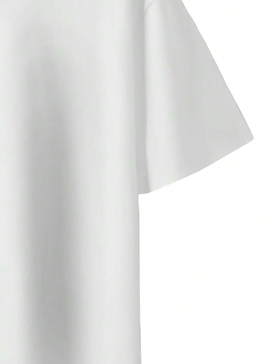Plus Size Crew Neck T-Shirt Wi - Embroidery Cotton Shirt avis et prix