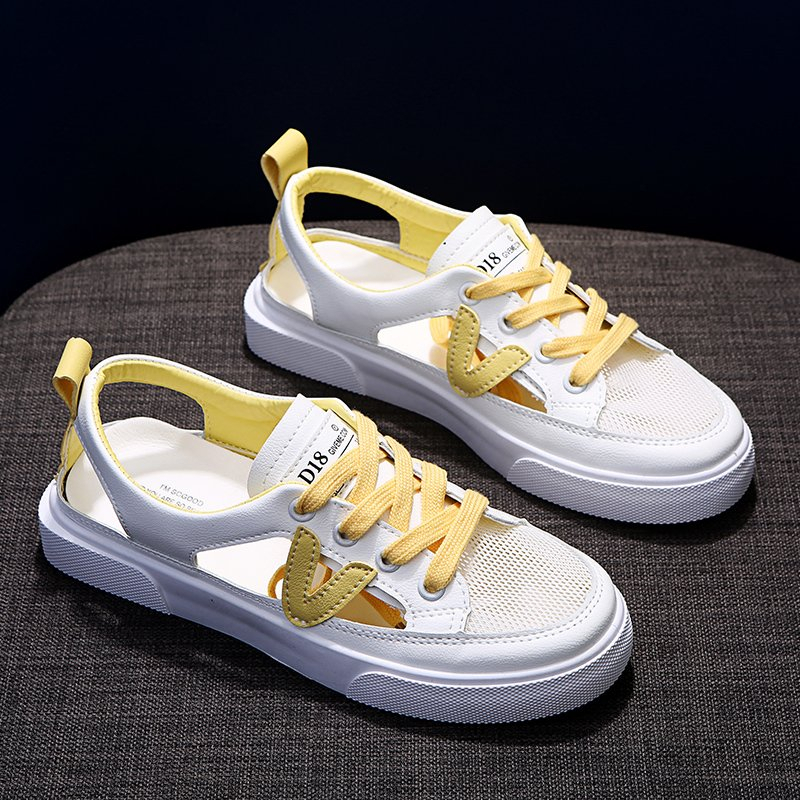 New Women's White Casual Shoes - Embroidery White avis et prix