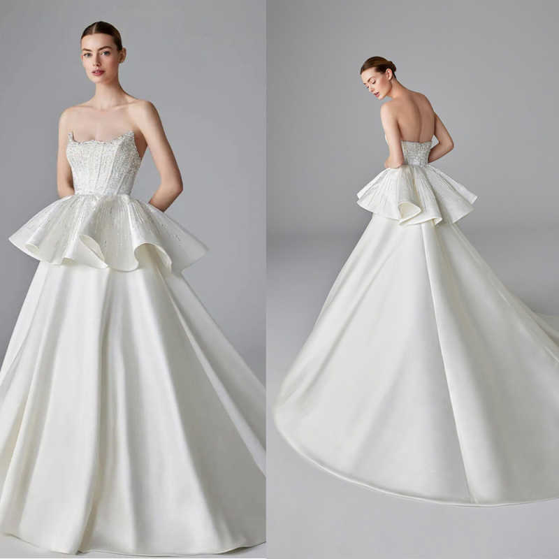 Elegant Wedding Dress A-Line S - Embroidery Online Designs avis et prix
