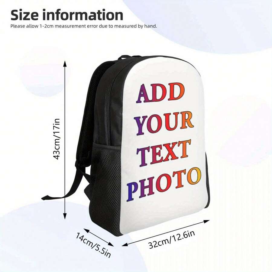Customizable Photo Backpack Fo - Embroidery Bag avis et prix