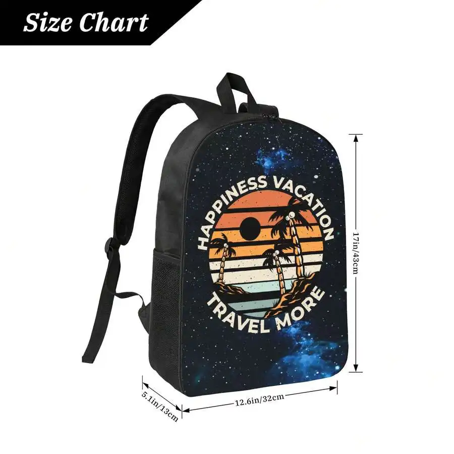 Happiness Vacation Travel More - Embroidery Bag avis et prix