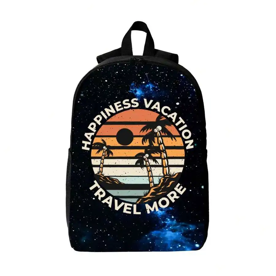 Happiness Vacation Travel More - Embroidery Bag avis et prix