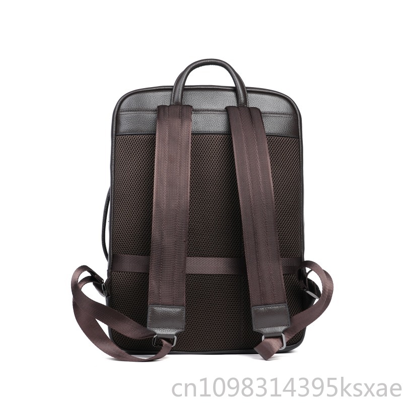 Men's Top Grain Leather Backpa - Embroidery Bag avis et prix