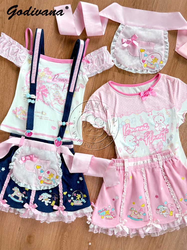 Lolita Daughters Clothes Cute  - Embroidery Cotton Shirt avis et prix