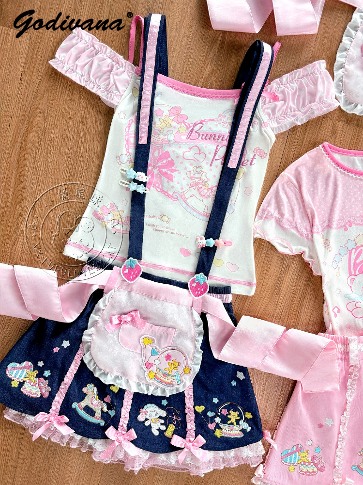 Lolita Daughters Clothes Cute  - Embroidery Cotton Shirt avis et prix