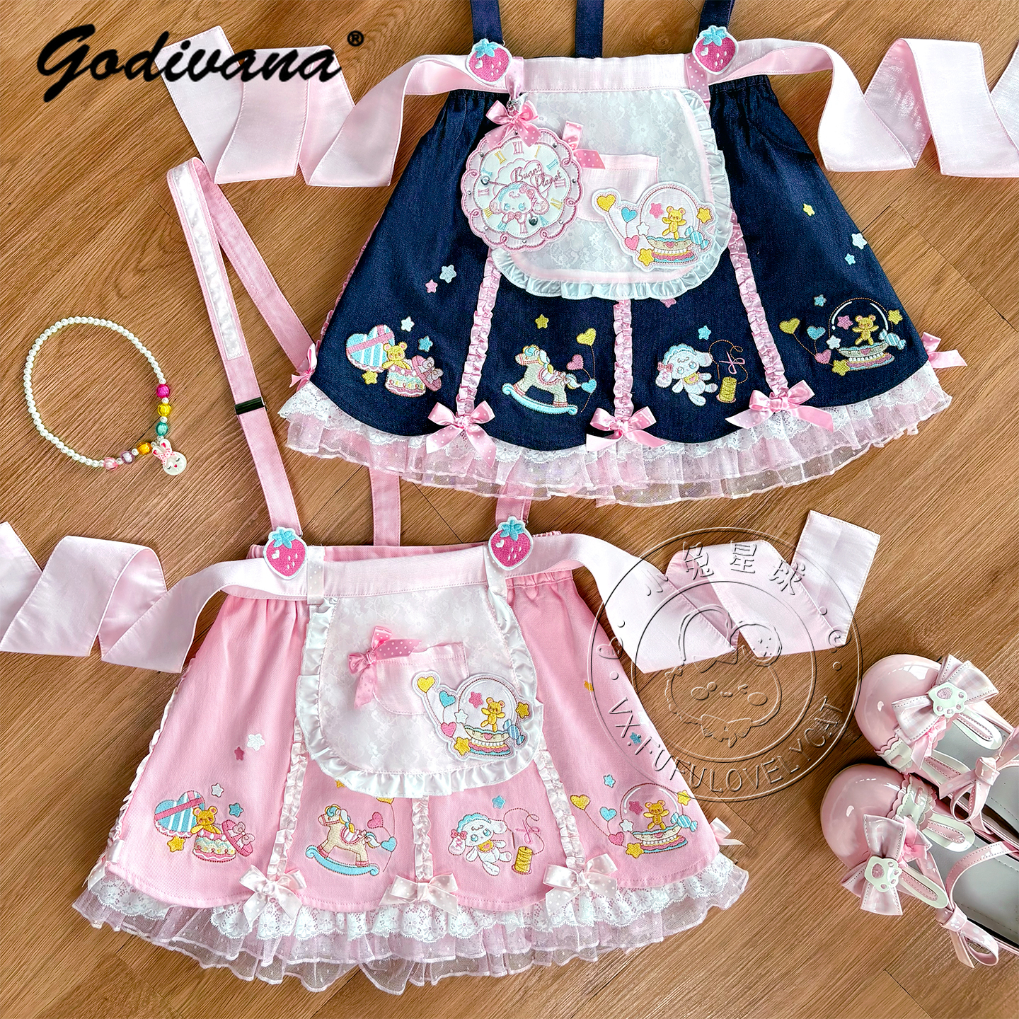 Lolita Daughters Clothes Cute  - Embroidery Cotton Shirt avis et prix