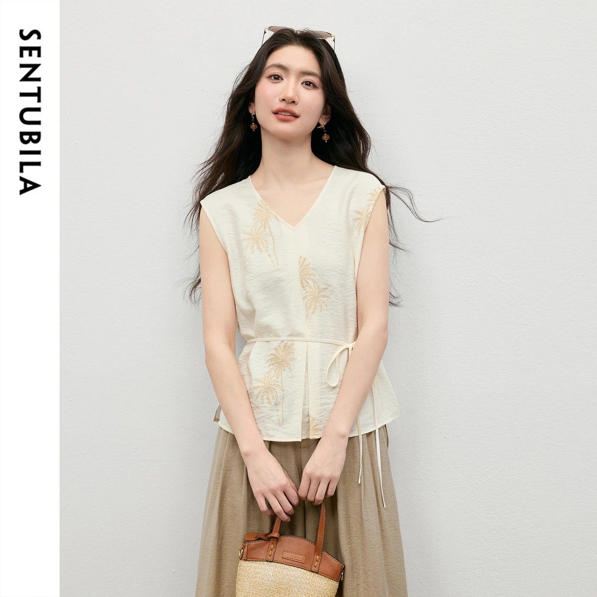 SENTUBILA Women's Sleeveless C - Embroidery Removal avis et prix