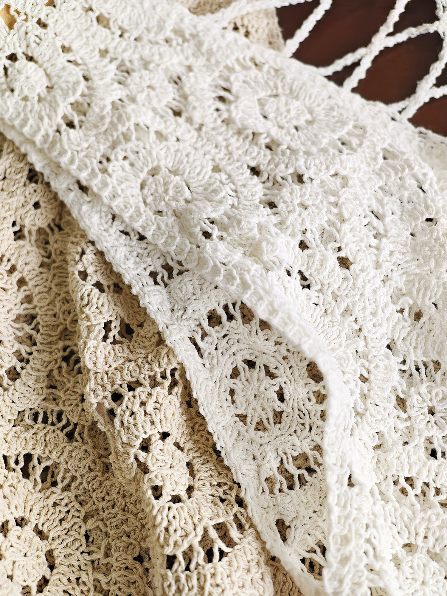 Women's Crochet Lace Tank Top  - Embroidery Artwork avis et prix