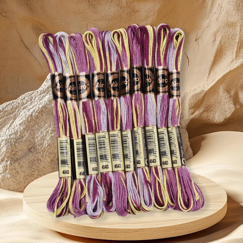 6 Strands Purple Variegated Em - Embroidery Thread avis et prix