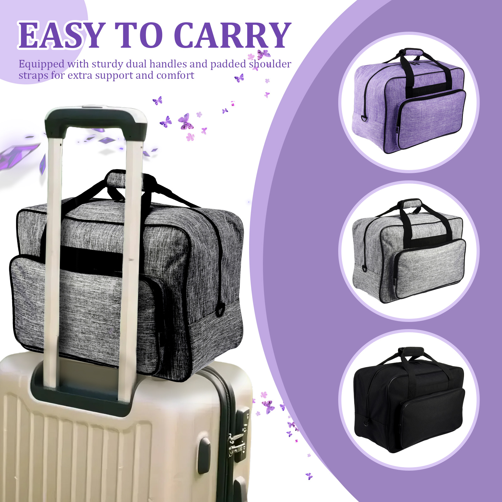 Sewing Machine Carrying Case w - Embroidery Removal avis et prix