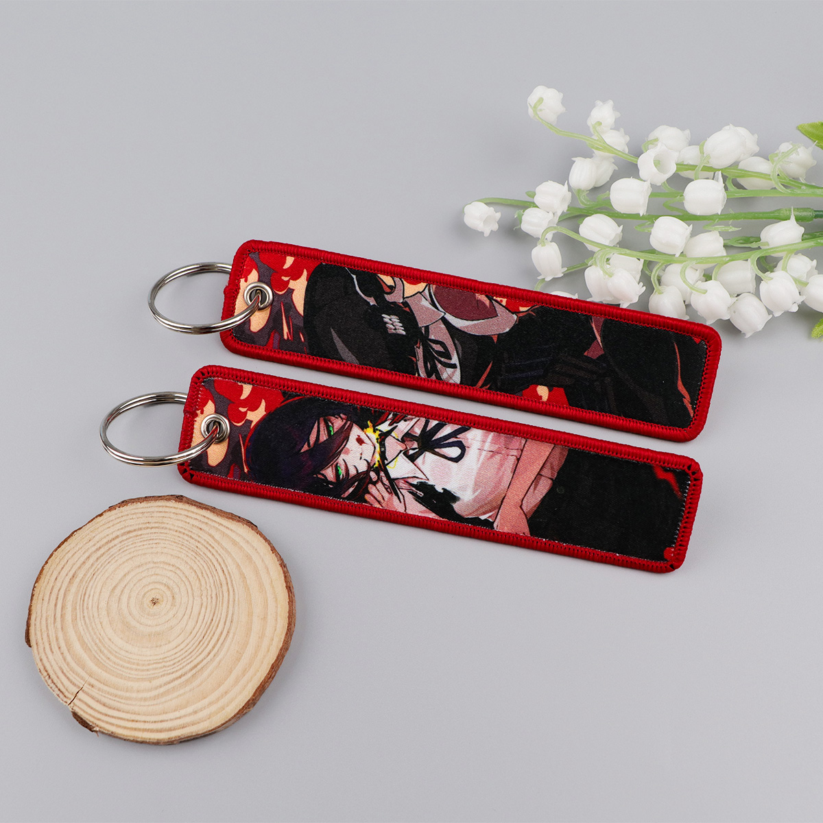 Anime Girls Embroidery Key Fob - Embroidery Bag avis et prix