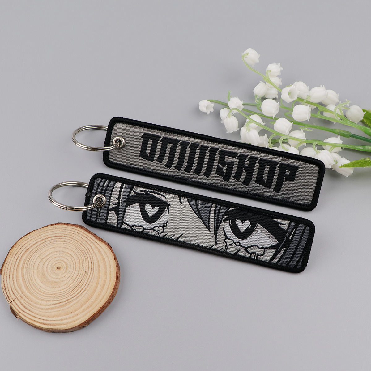 Anime Girls Embroidery Key Fob - Embroidery Bag avis et prix