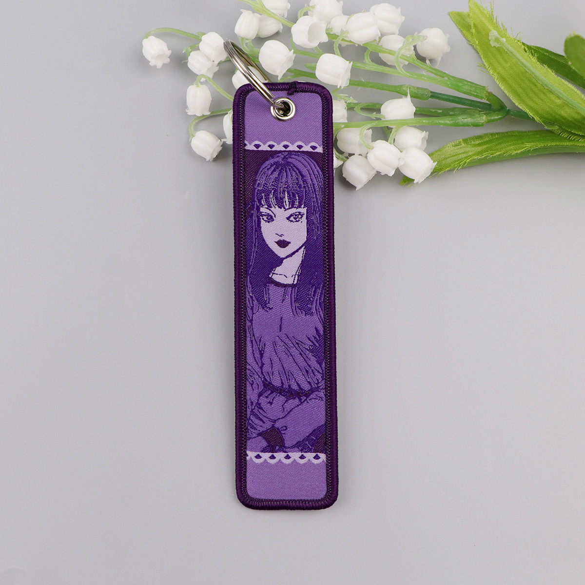Anime Girls Embroidery Key Fob - Embroidery Bag avis et prix