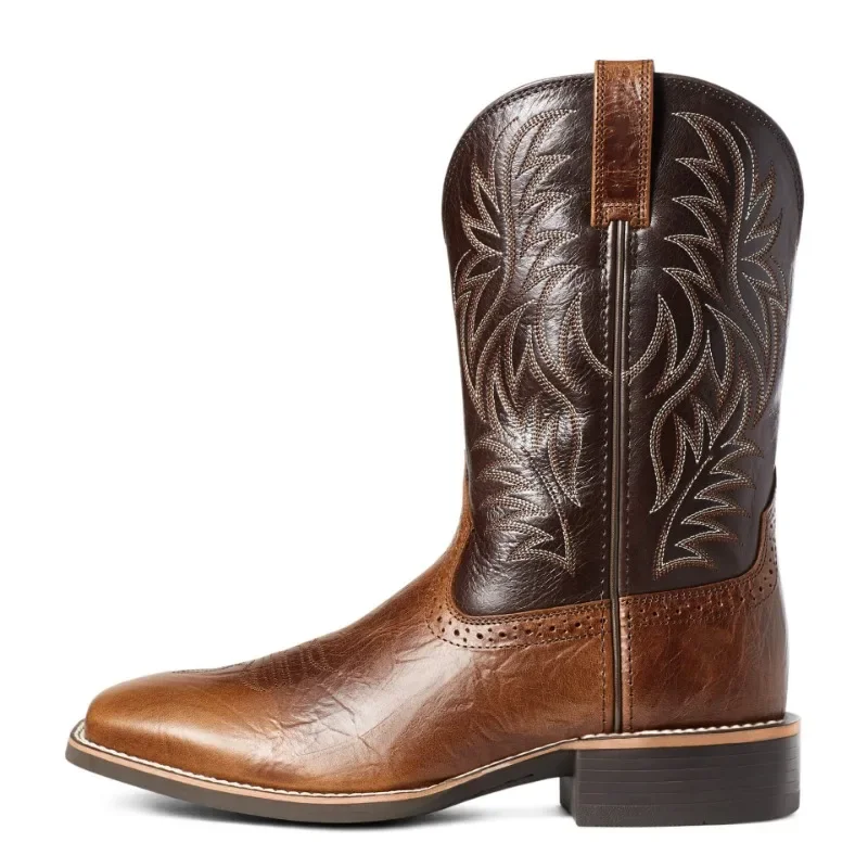 Men High Boots Embroidery Retr - Embroidery Thread avis et prix
