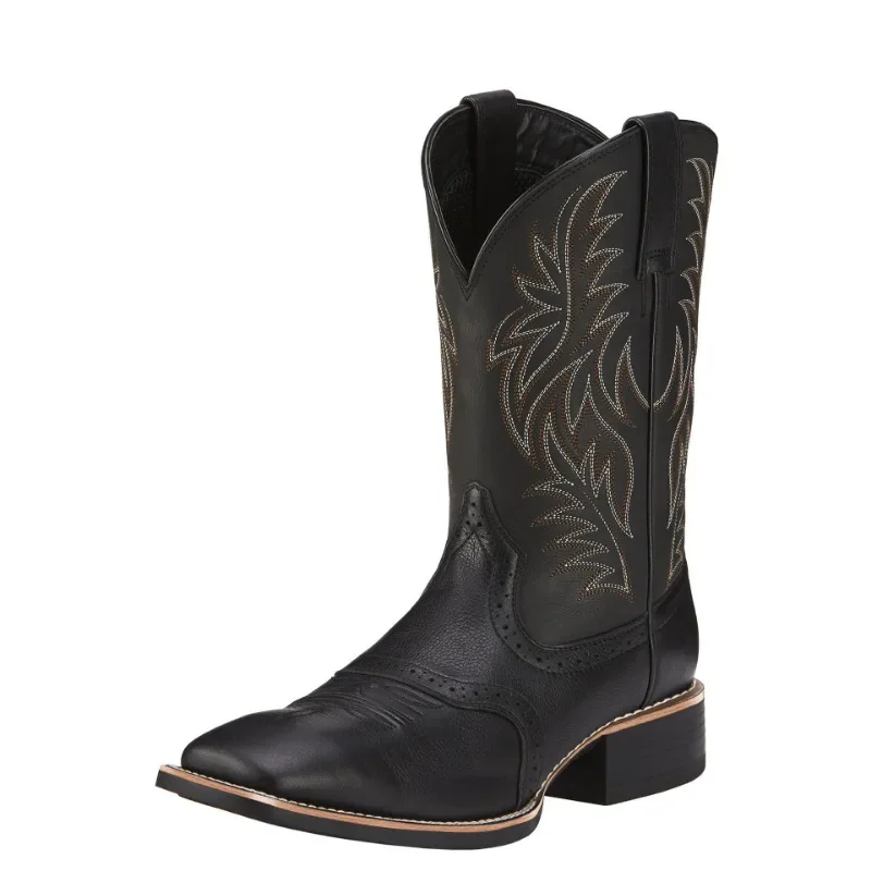 Men High Boots Embroidery Retr - Embroidery Thread avis et prix