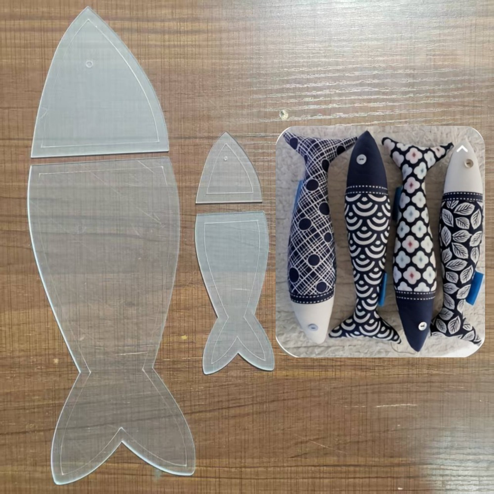 Fish Quilting Template Acrylic - Embroidery Fish avis et prix