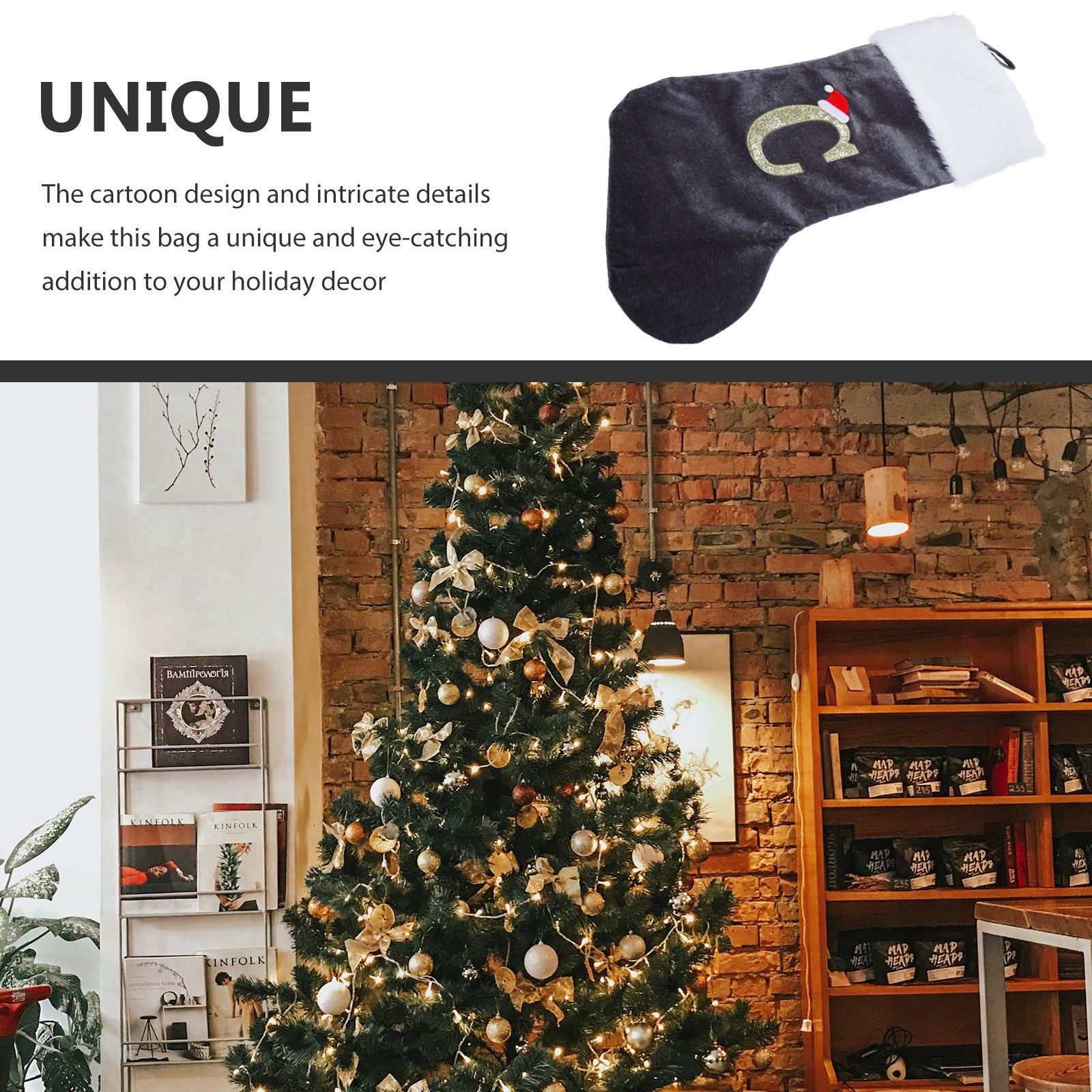 Sturdy Skin-Friendly Christmas - Embroidery Xmas Stocking avis et prix
