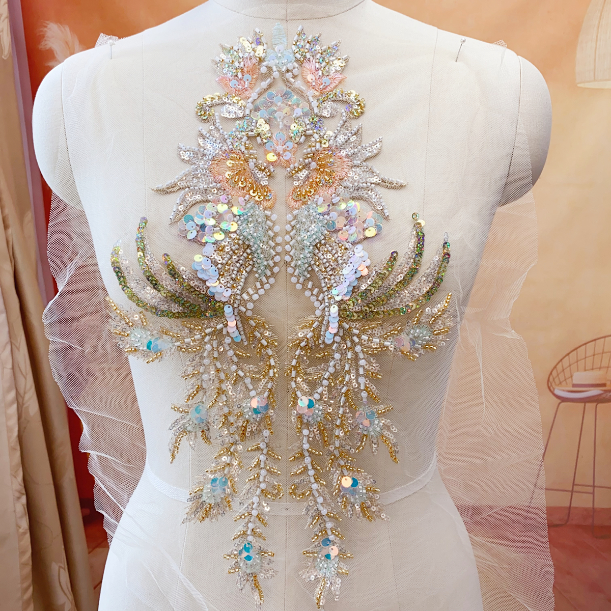 Champagne Gold Fish Scale Sequ - Embroidery Fish avis et prix