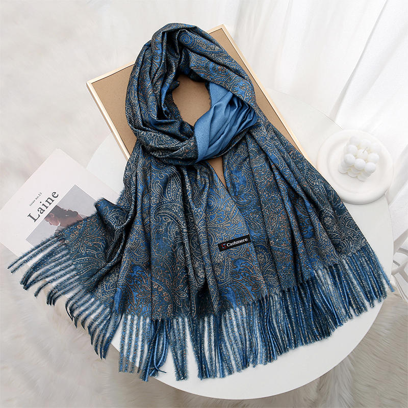 Luxury Paisley Pashmina Shawl  - Embroidery Ideas avis et prix