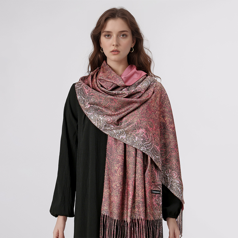 Luxury Paisley Pashmina Shawl  - Embroidery Ideas avis et prix