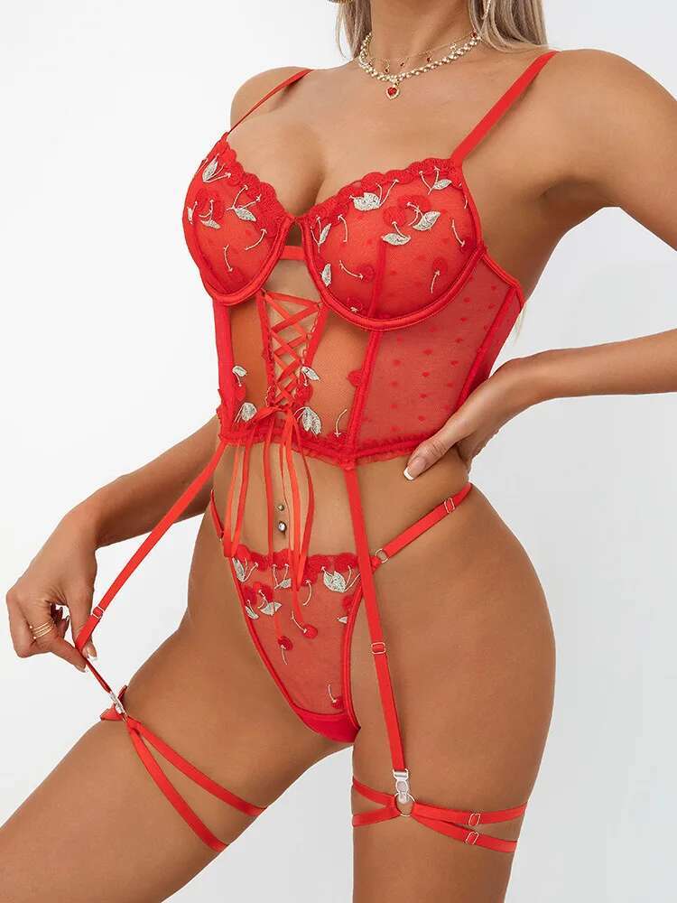 Sexy Solid Color Flower Embroi - Embroidery Underlay avis et prix