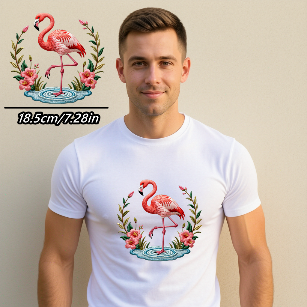 1 Piece of Bird Pattern Clothi - Embroidery On Shirt avis et prix