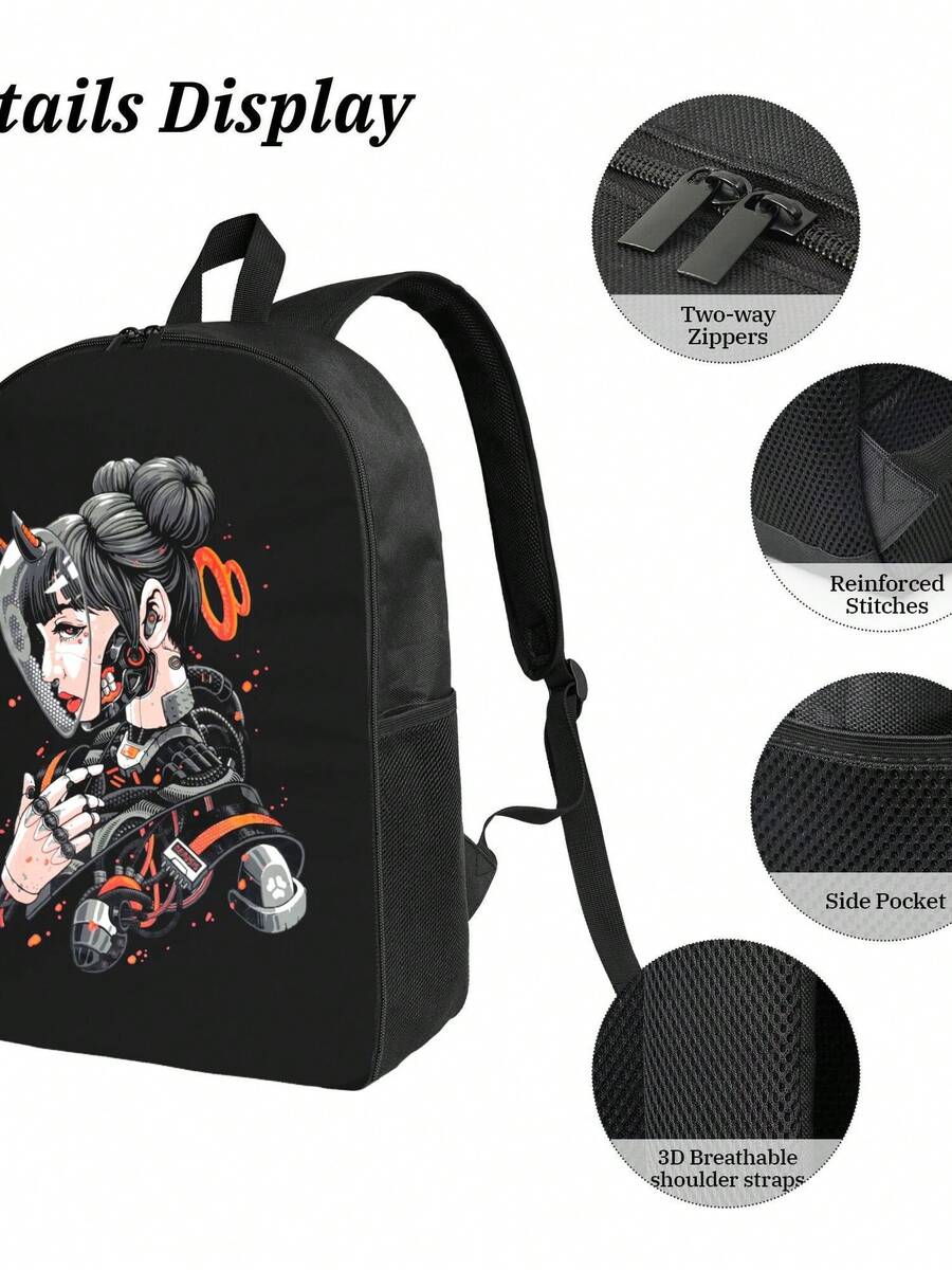 Cyberpunk Cyborg Girl Waterpro - Embroidery Bag avis et prix