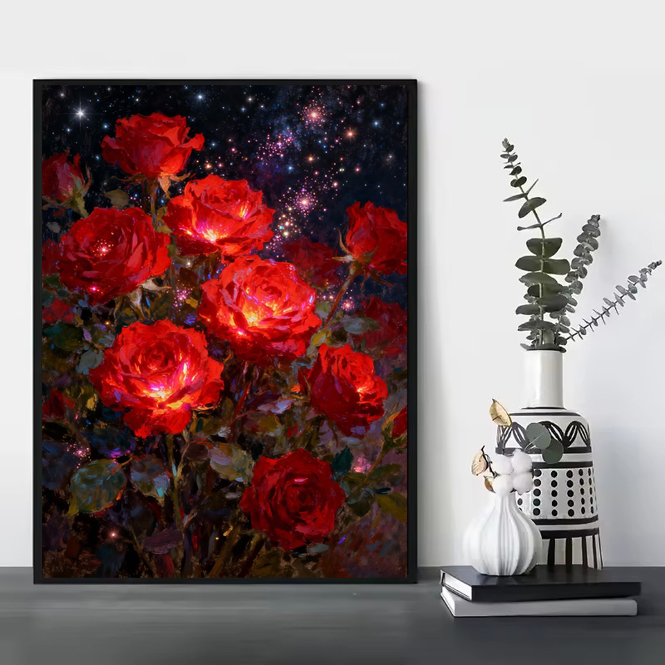 Frameless,2026 Diamond Paintin - Embroidery Roses avis et prix