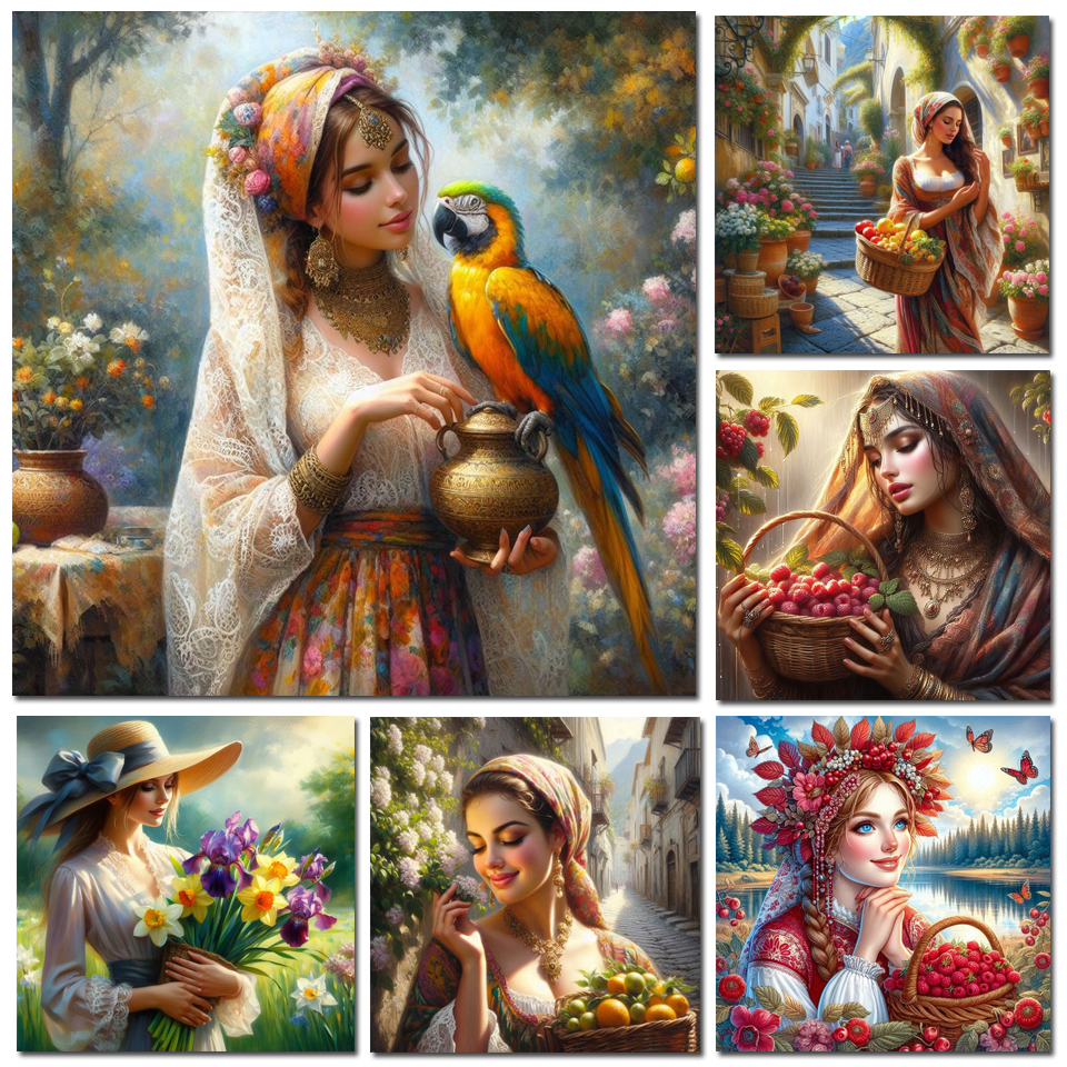 1pc frameless Diamond Painting - Embroidery Artwork avis et prix