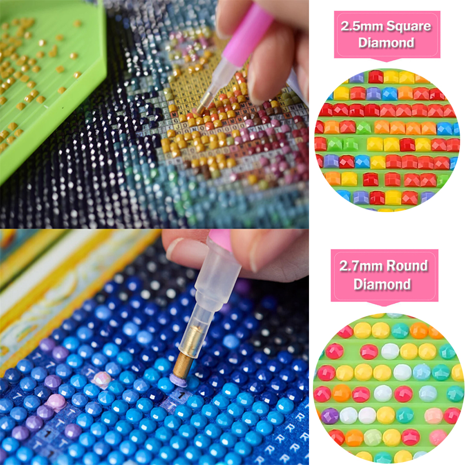 1pc frameless Diamond Painting - Embroidery Artwork avis et prix