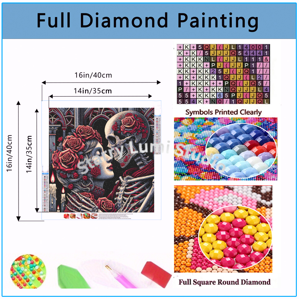 5D Diamond Painting Gothic Lad - Embroidery Roses avis et prix