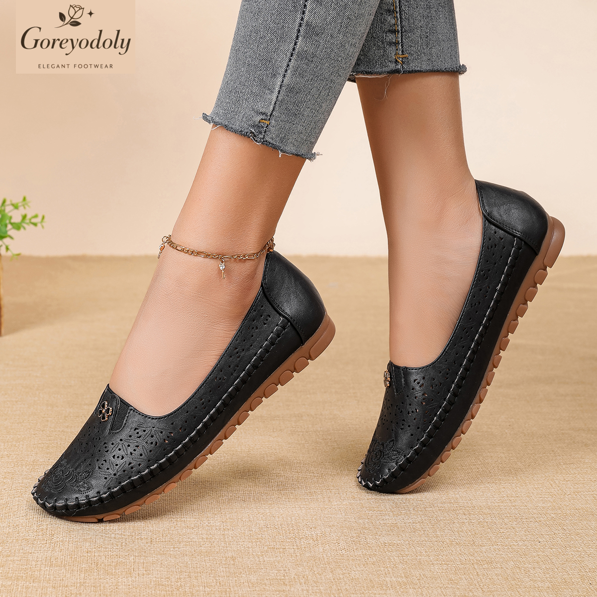 Goreyodoly women loafers flora - Embroidery Ideas avis et prix